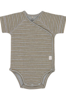 BODY MANCHES COURTES 0-2 MOIS RAYURES