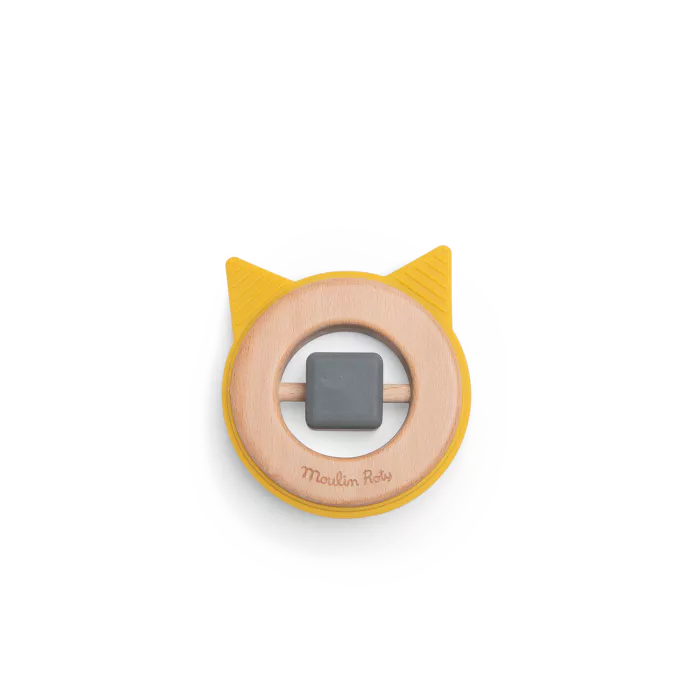 HOCHET ANNEAU BOIS SILICONE LES MOUSTACHES