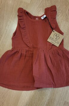 BB&CO ROBE A VOLANTS GAZE TOMETTE 6MOIS