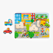 PUZZLE SONORE EN BOIS LA VILLE